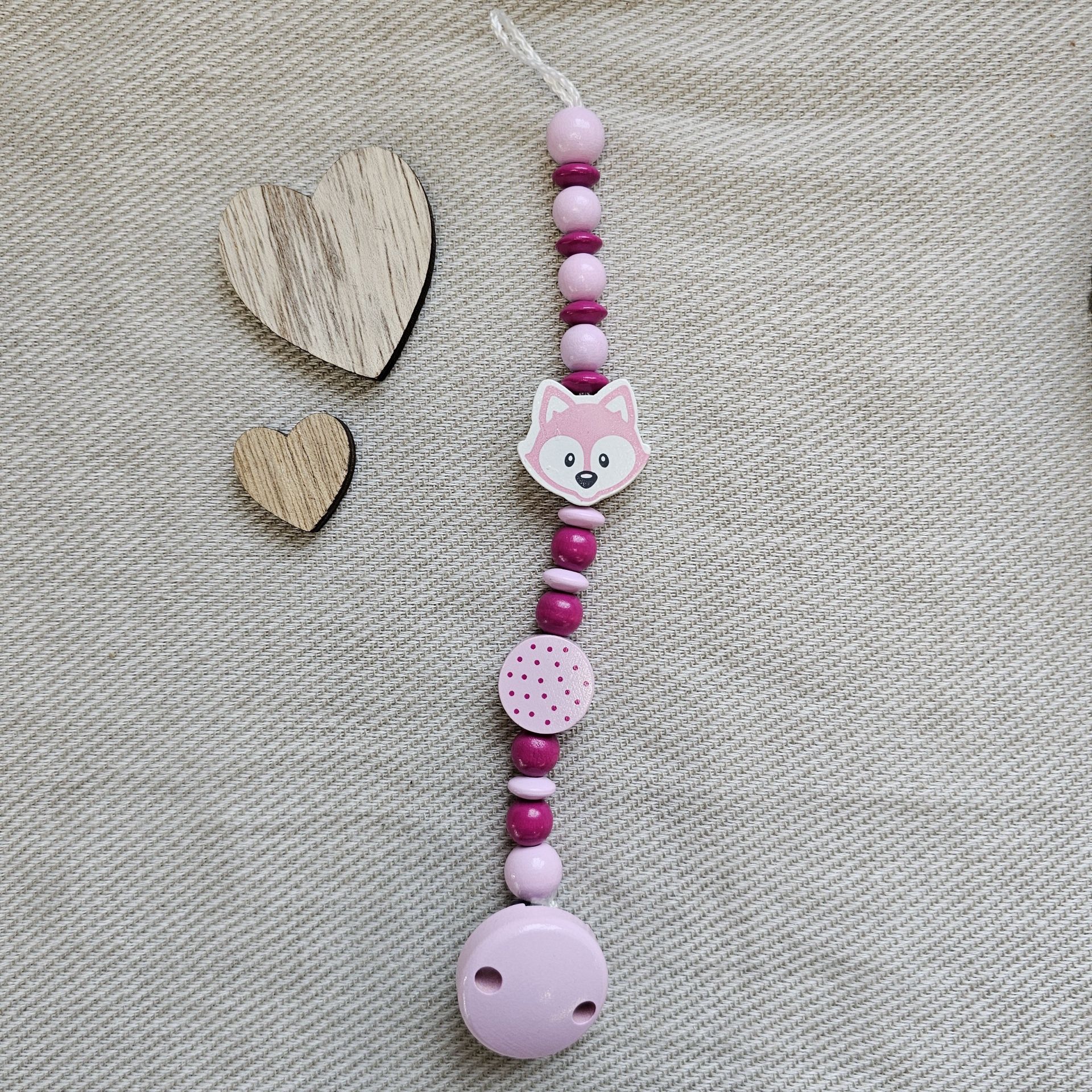 Pink pacifier chain craft kit IV